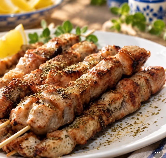 Dozen Large Chicken Kebabs Tray.