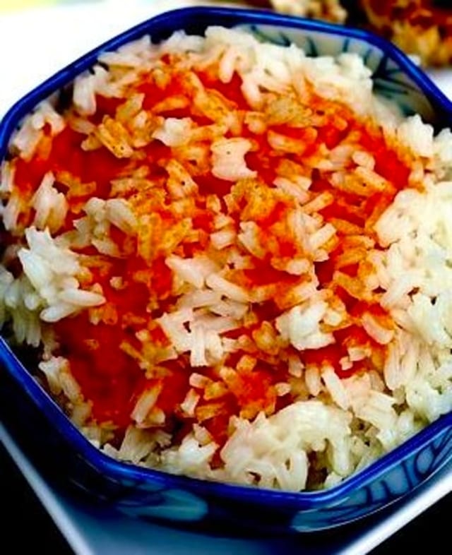 Rice with Tomato Sauce.